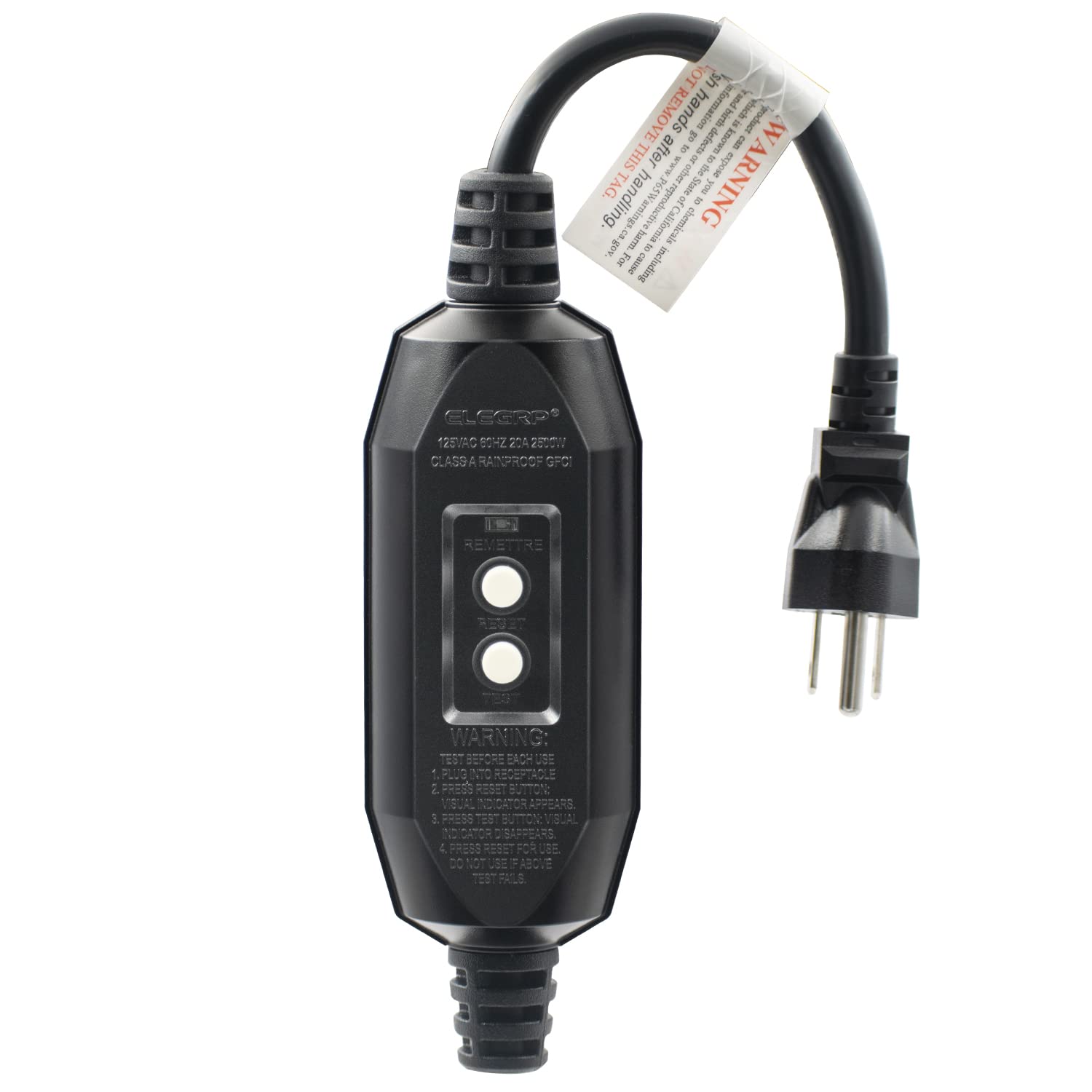 SAFEGUARD™ Portable GFCI Safety Plug