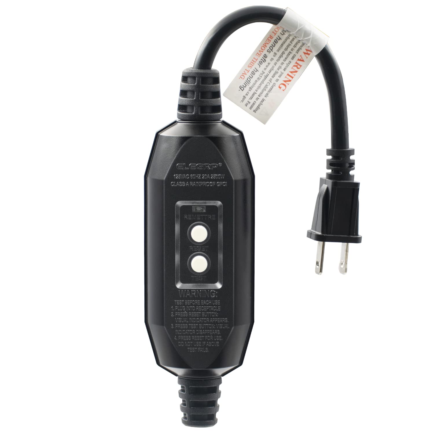 SAFEGUARD™ Portable GFCI Safety Plug