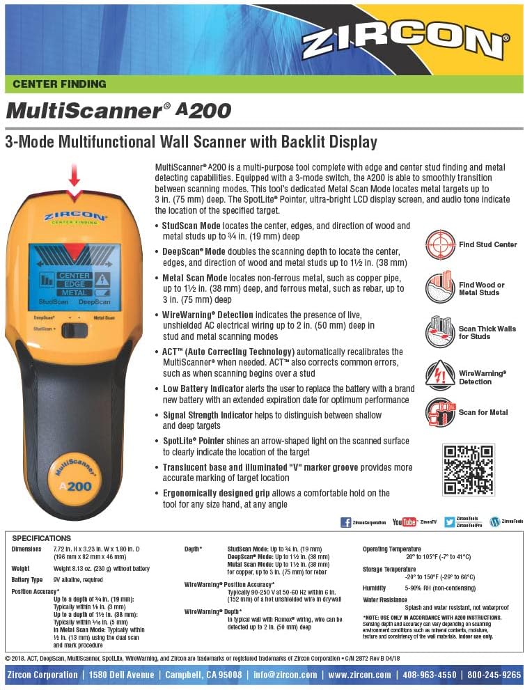 STUDVISION™ Multi-Wall Scanner