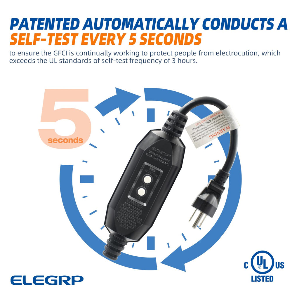 SAFEGUARD™ Portable GFCI Safety Plug